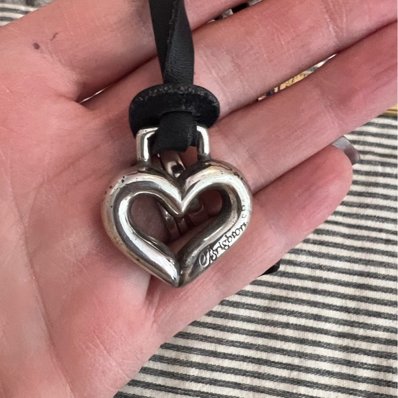 Brighton Little Judy Black and Brown Leather Bag - Picture 5 of 8